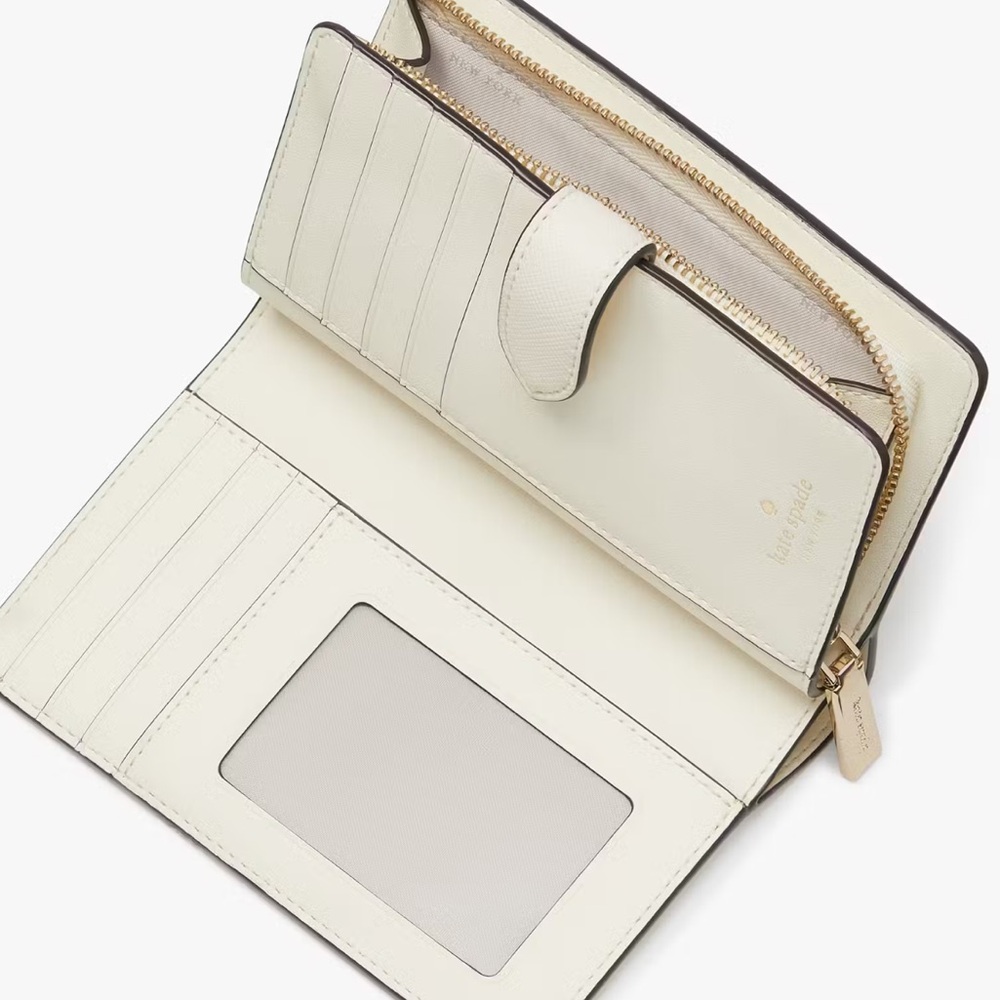 Kate Spade Schuyler Medium Compact Bifold Wallet
Meringue 
NWT - Picture 2 of 16